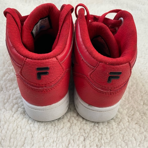 Red FILA high tops - Picture 3 of 5